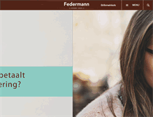 Tablet Screenshot of federmann.nl